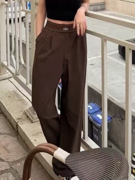 ALO Yoga Pants - 🦋🦋Alo Yoga Suit Up Trouser Espresso Coffee Brown（Regular 30“inches) NWT